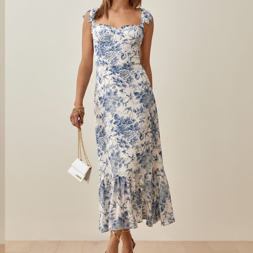 Reformation Nikita Dress in Pompadour